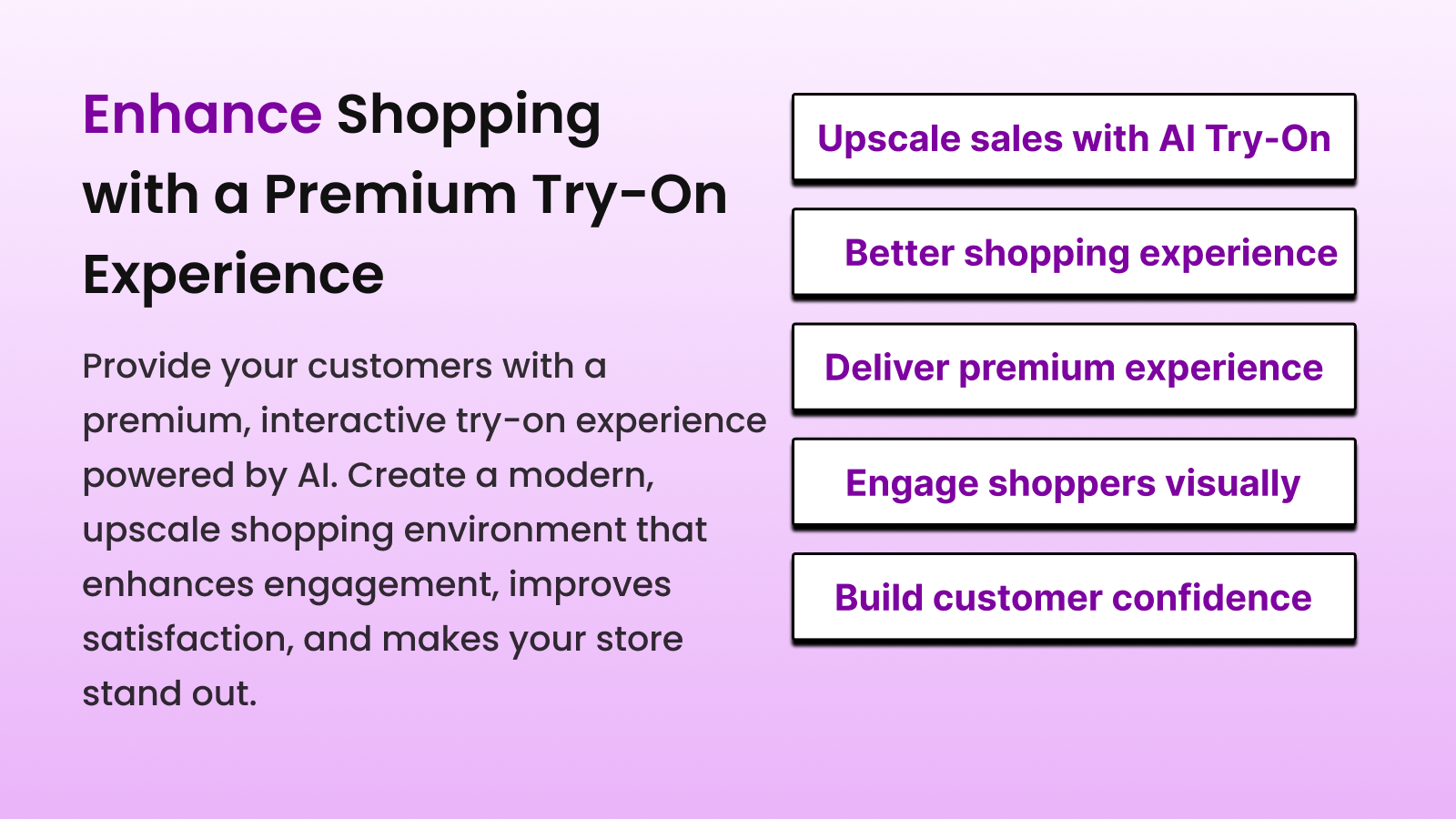 Sell More with a Premium Try-On Experience