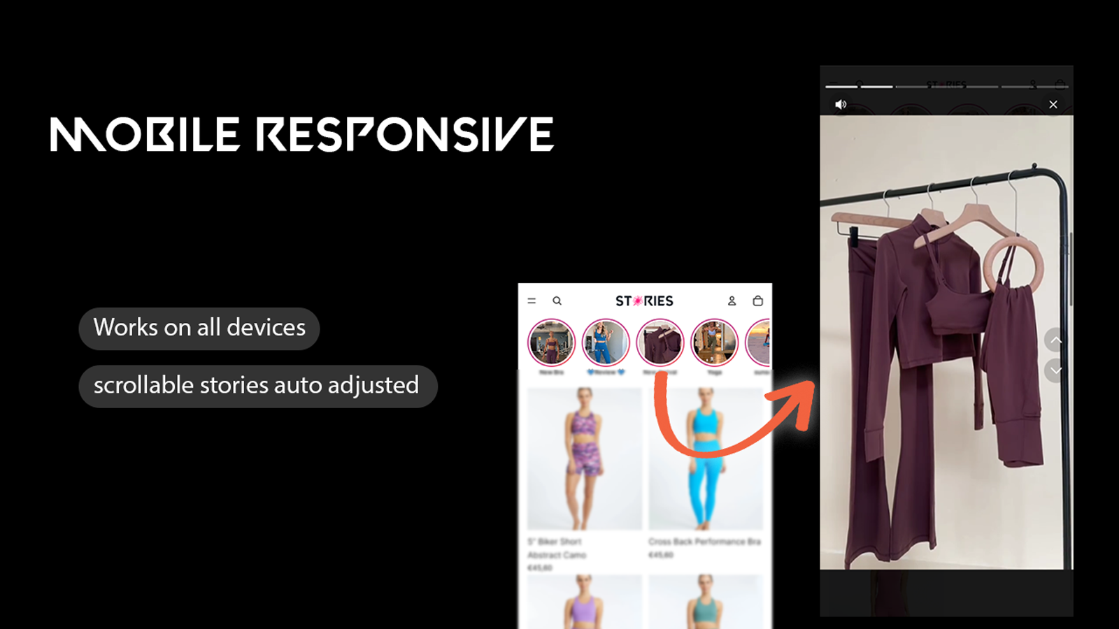 shopable video stories