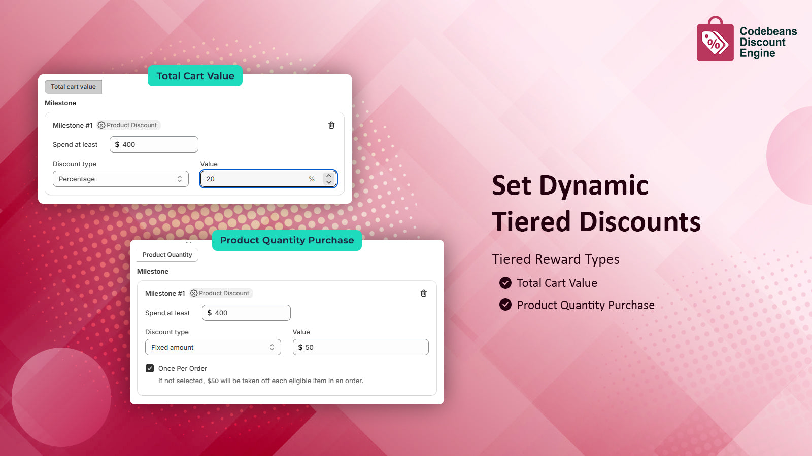 Set Dynamic Tiered Discounts