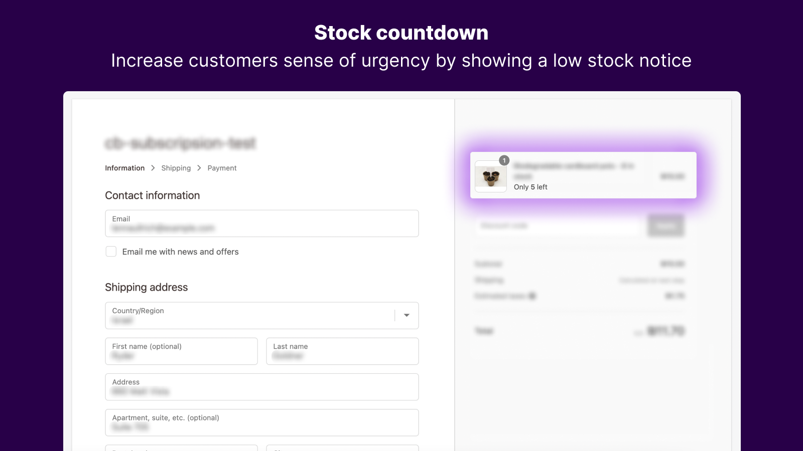 custom checkout page shopify, checkout bear, checkout upsell