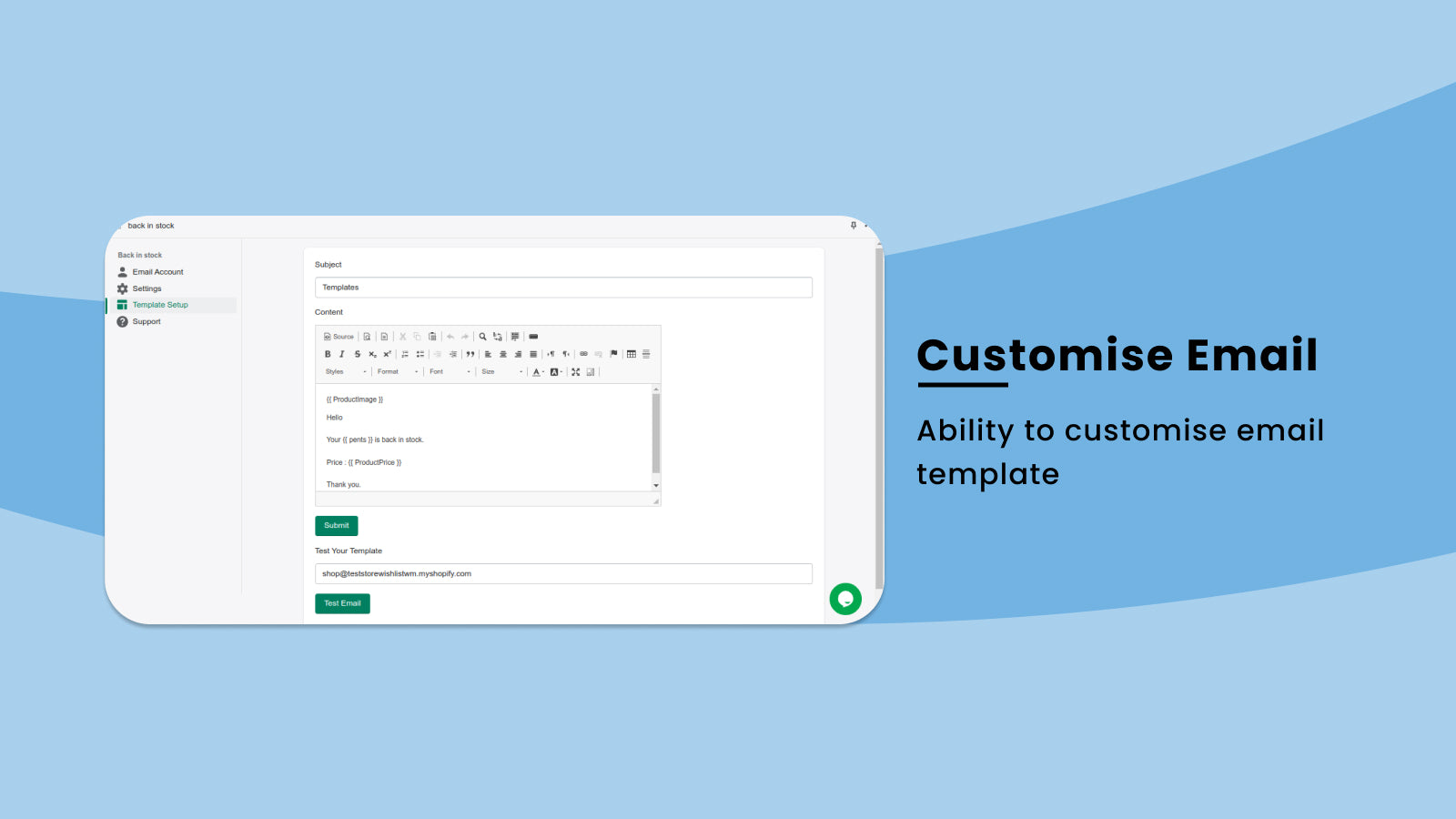 email-template-customize