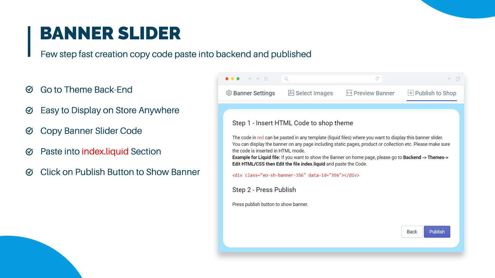Banner Slider Backend
