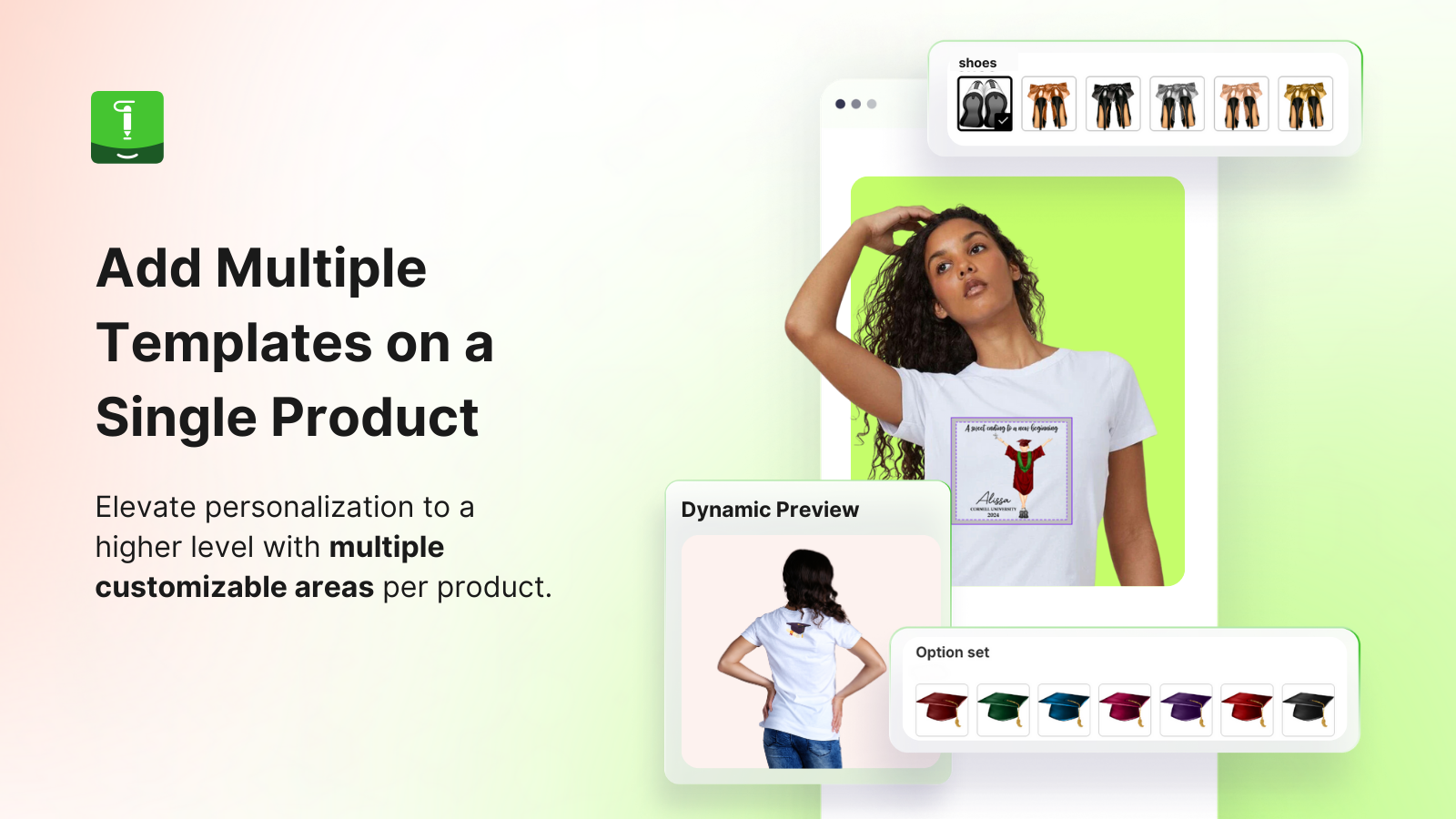 Create multiple templates on a single product & Dynamic Preview