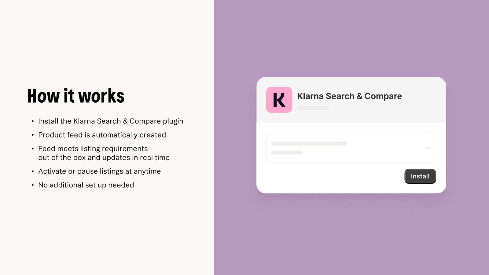 How the Search & compare app works
