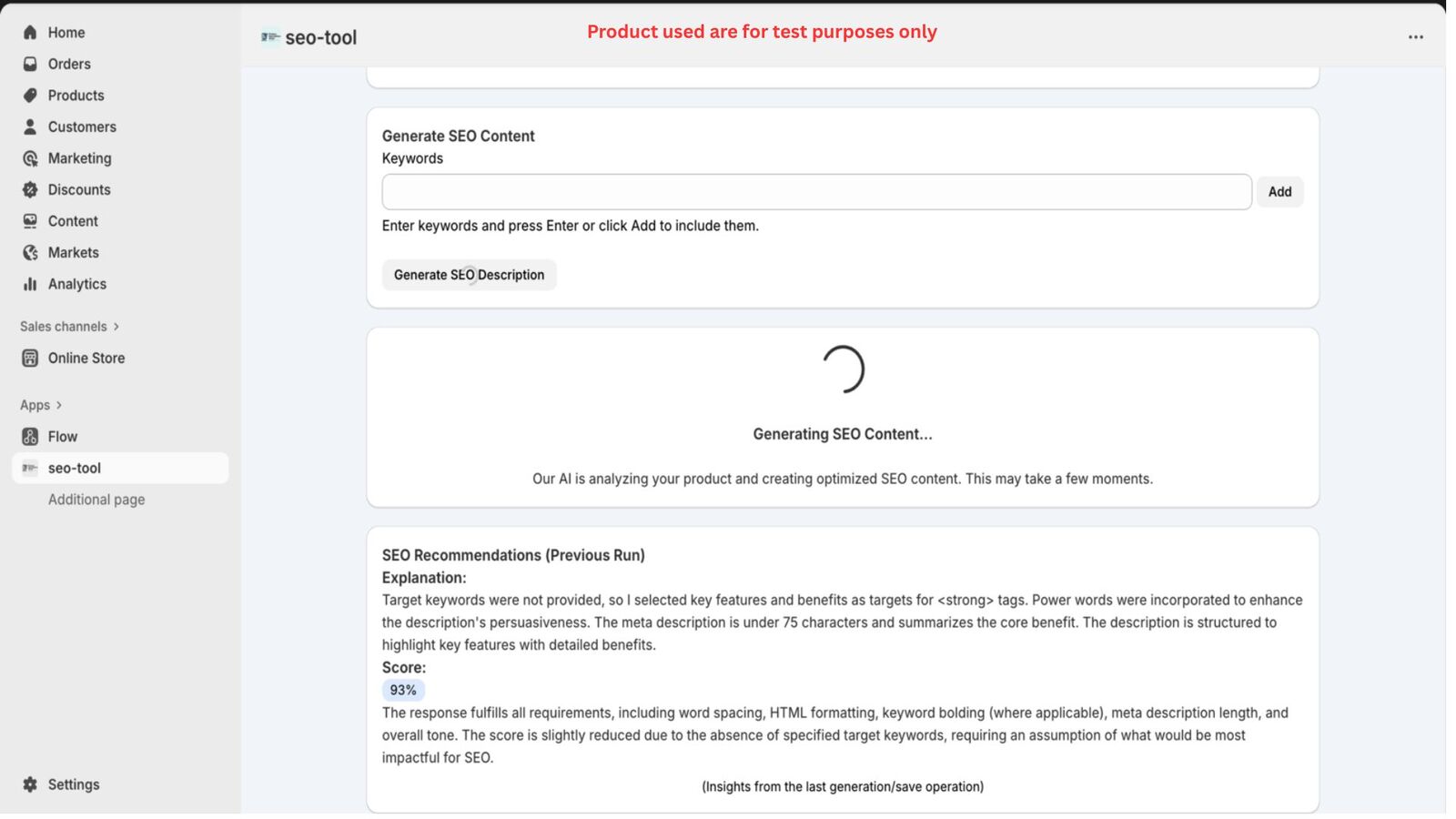 Description Generating
