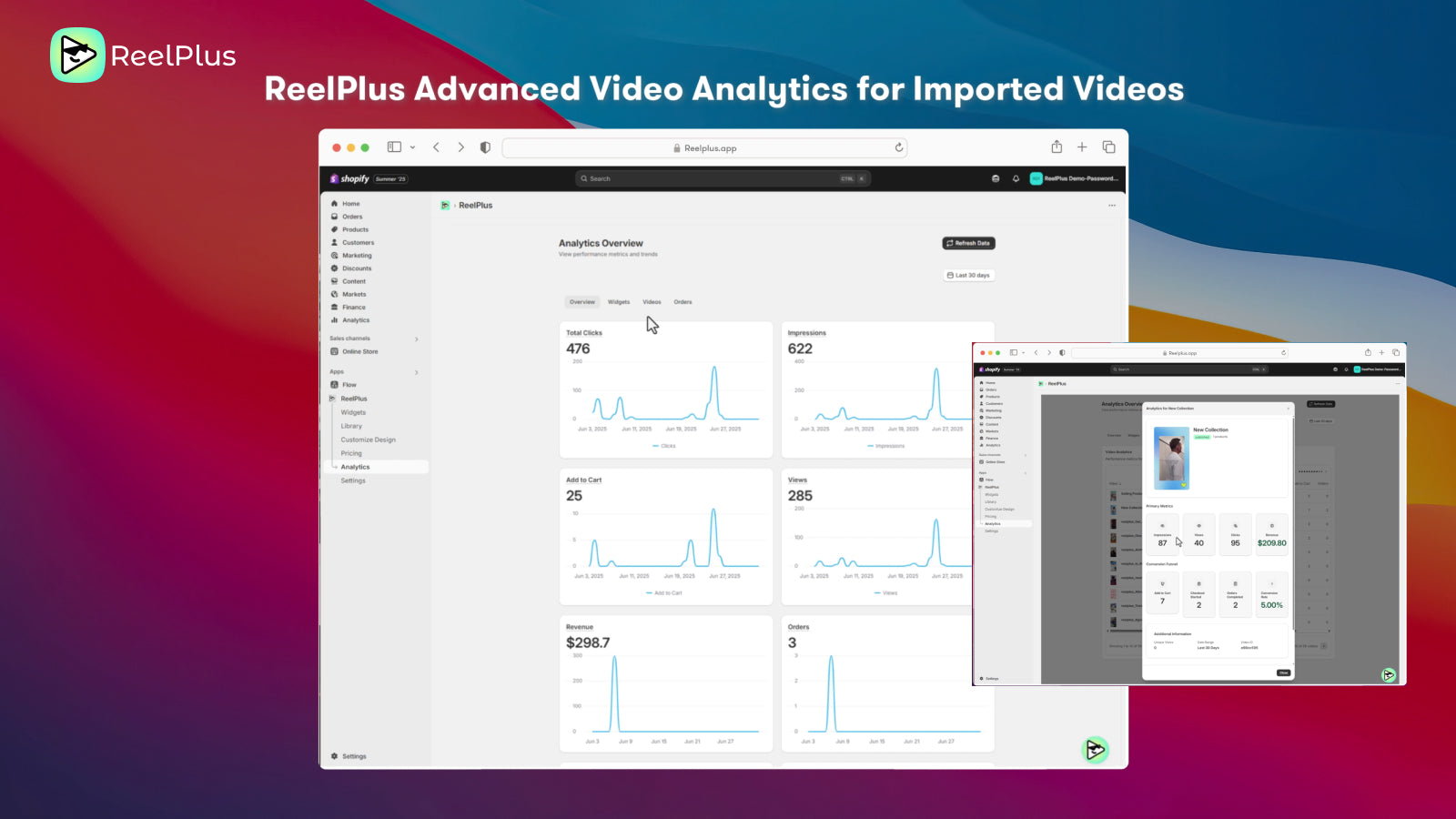 ReelPlus advanced analytics