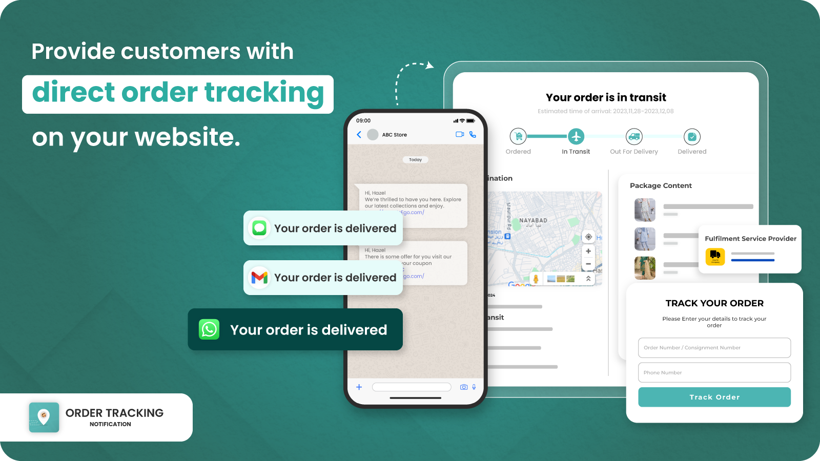 Real time Tracking Feature