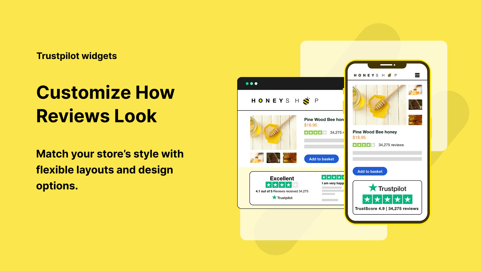 Trustio - Customize how Trustpilot reviews look