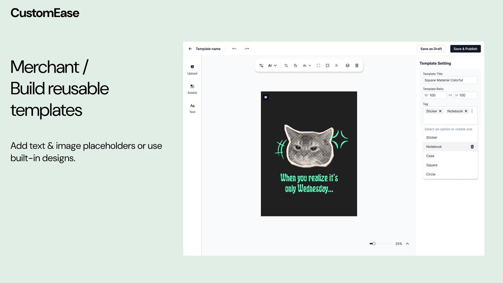Build reusable templates