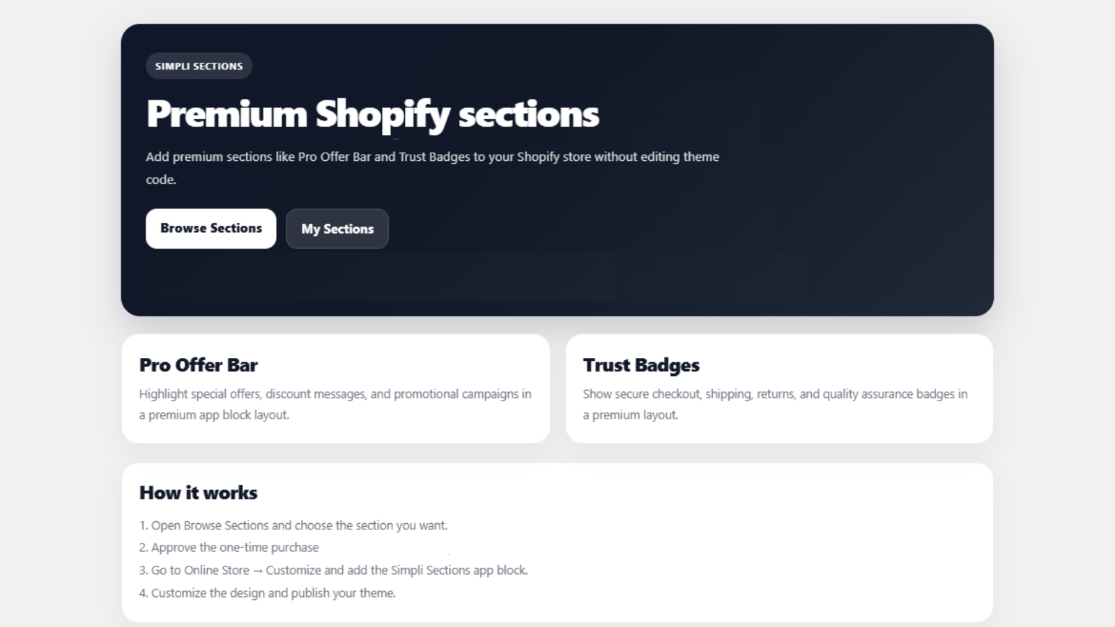 Premium homepage built with high-converting sections