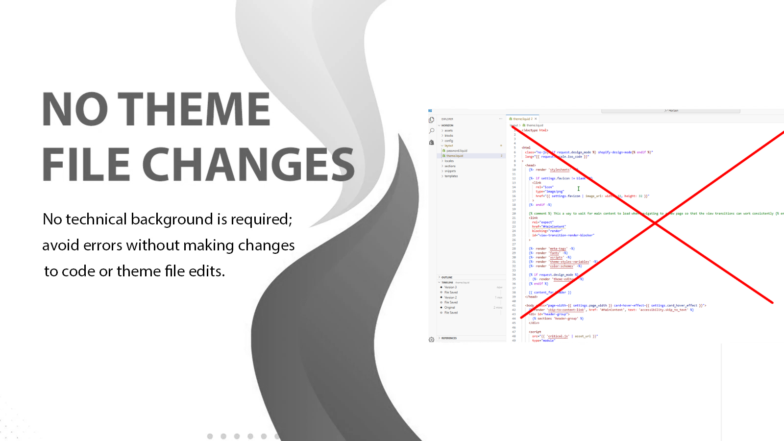 No theme file changes required to use OXXO Google Tracker