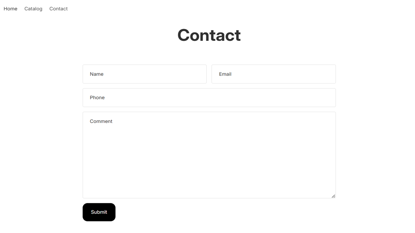Contact form protected by Formlware spam filtering