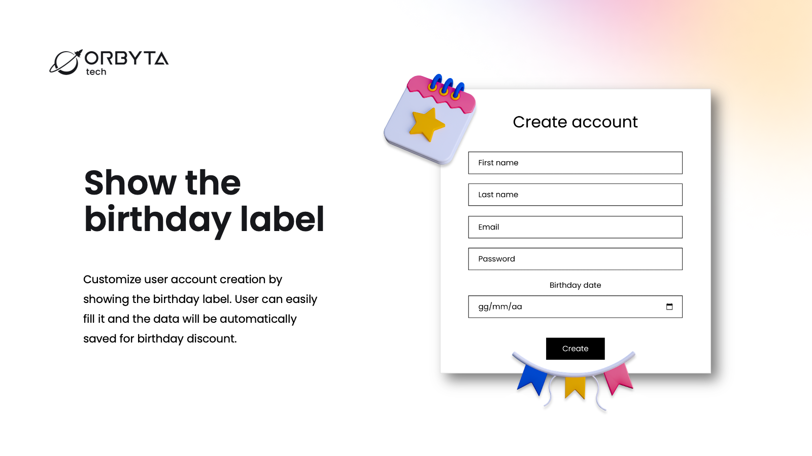 Add the "Birthday" field to the registration form