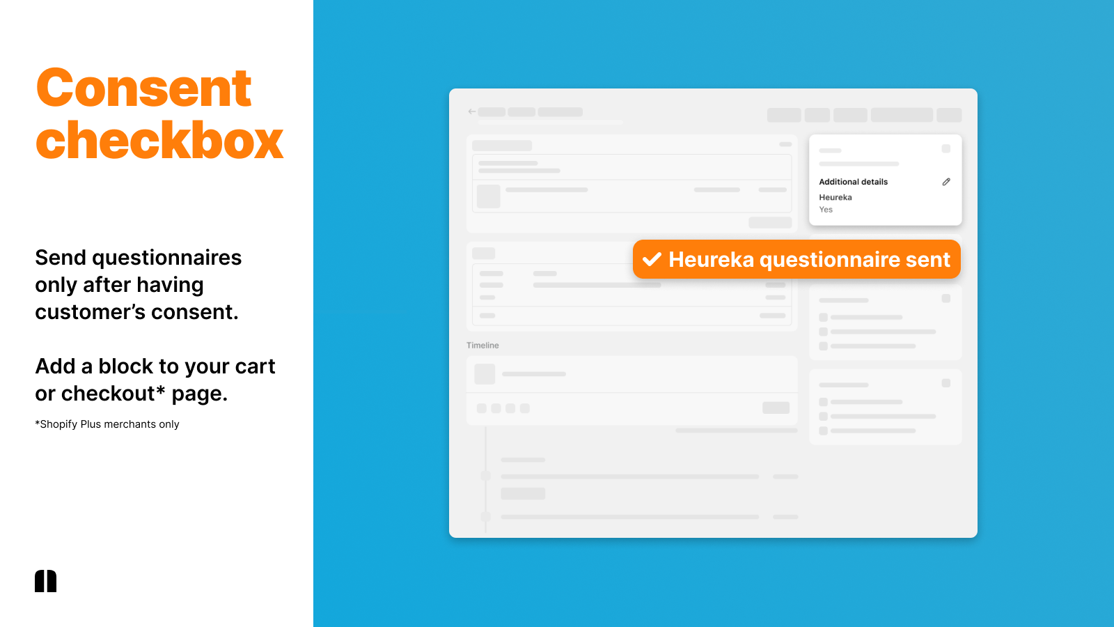 Heureka - Send out questionnaires after customer's consent