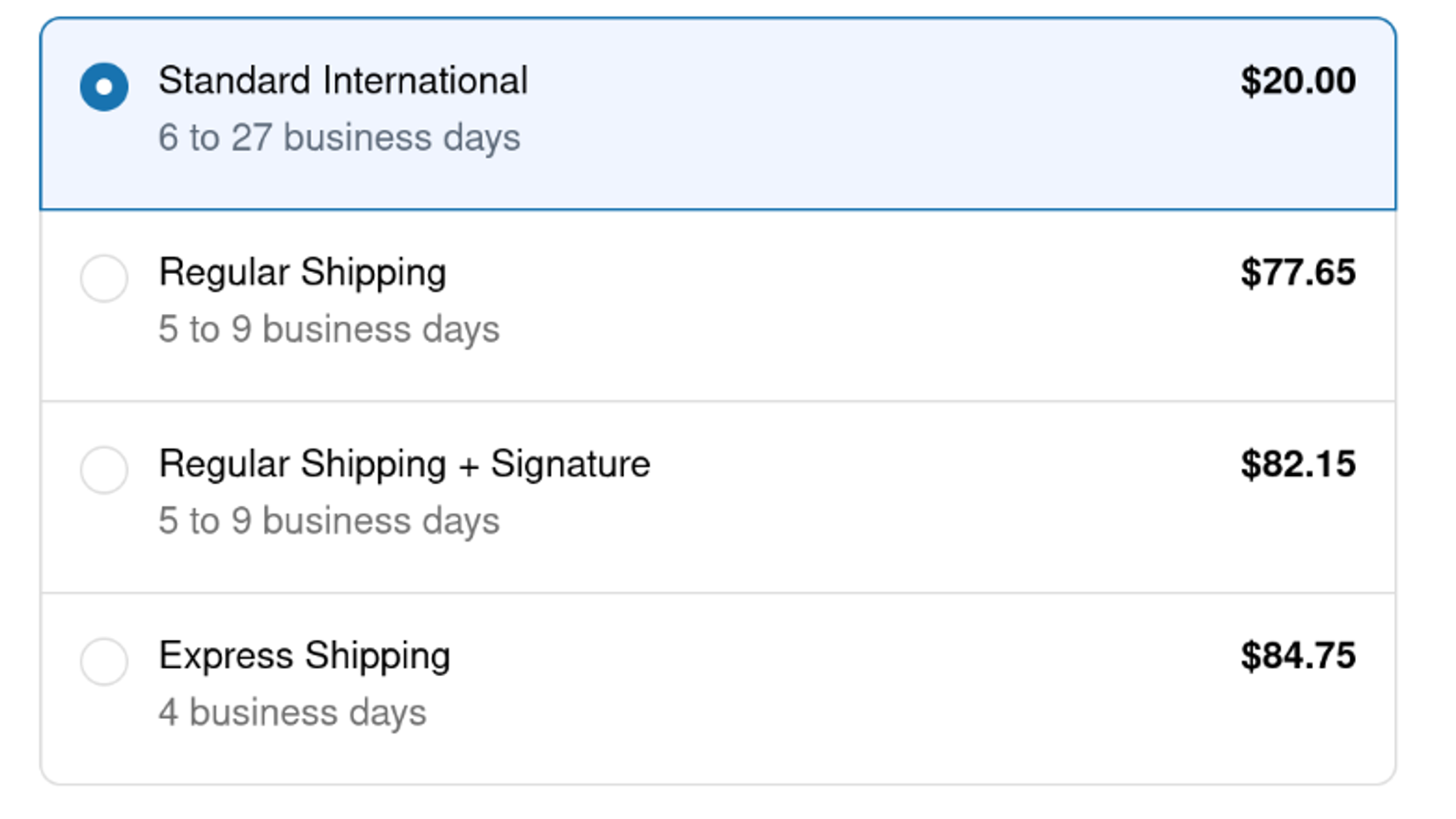 Live Carrier Rates Shopify Settings