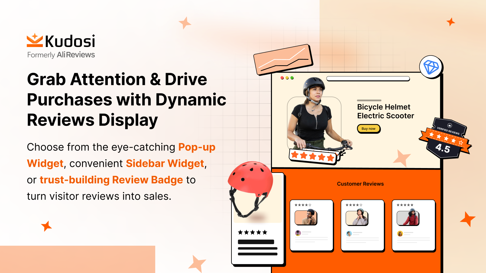 AliReviews show reviews review box review carousel review popup