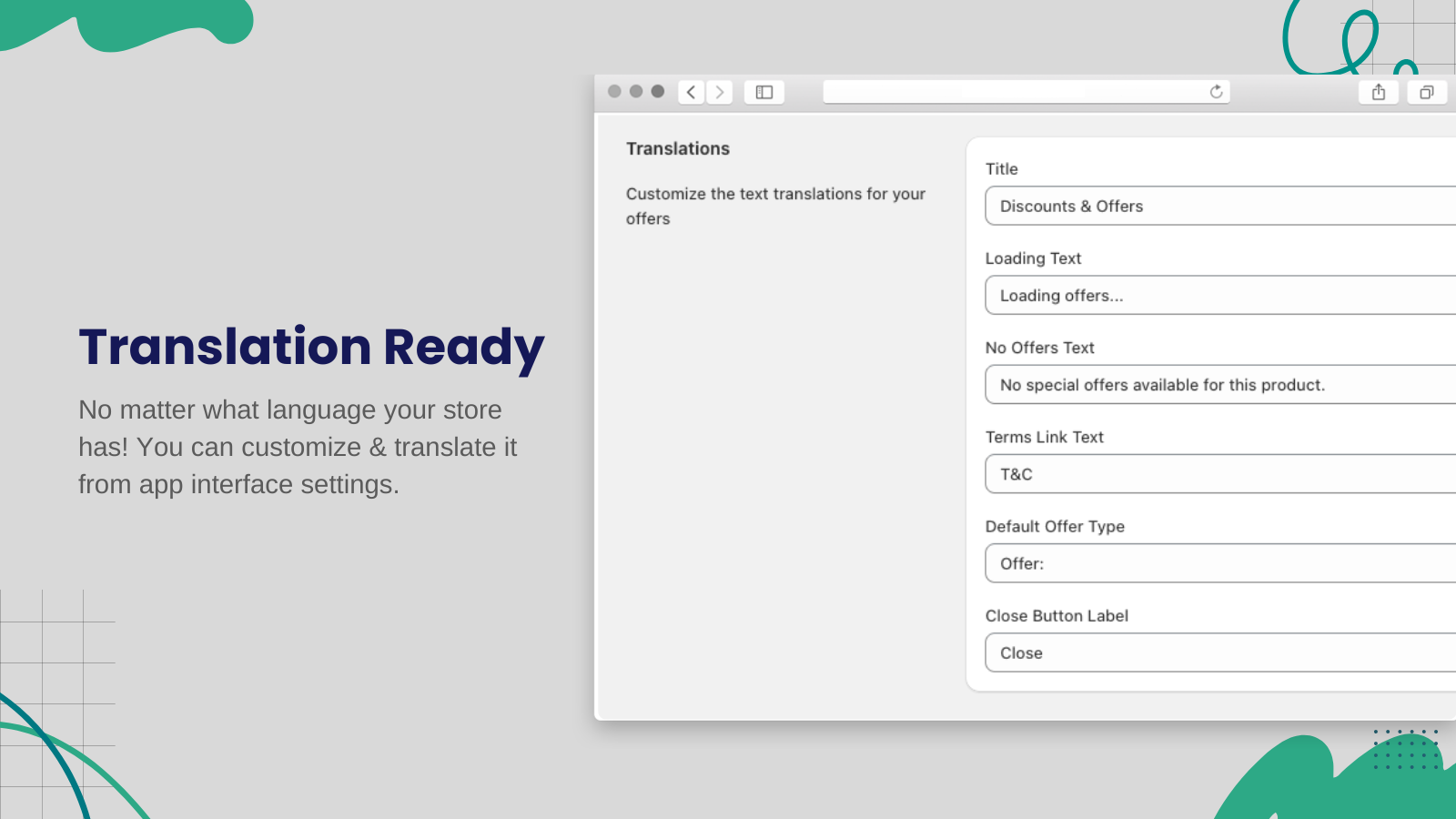 Change it to your choice of language with easy to use interface.