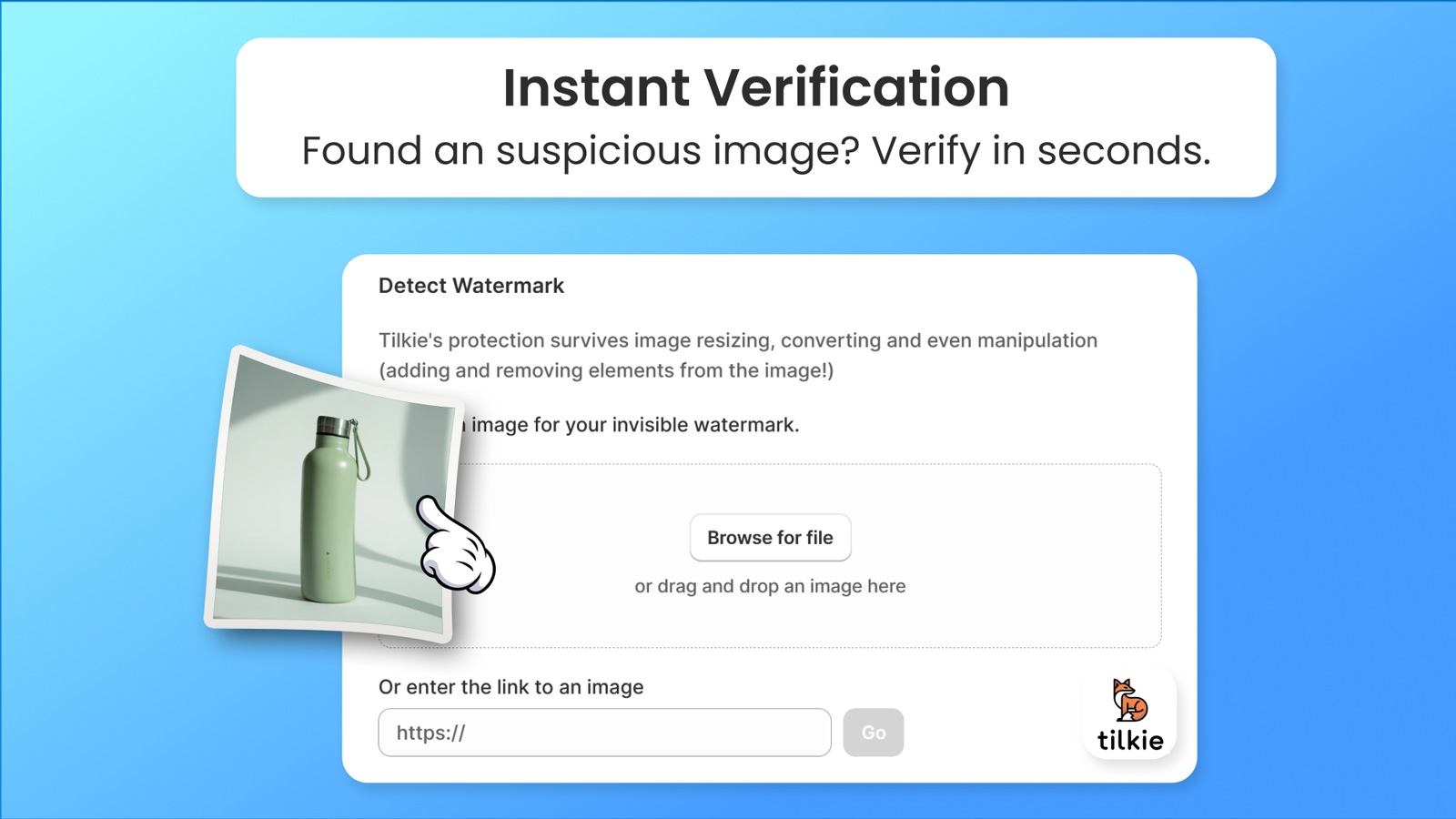 Rapidly verify suspicious images as infringing