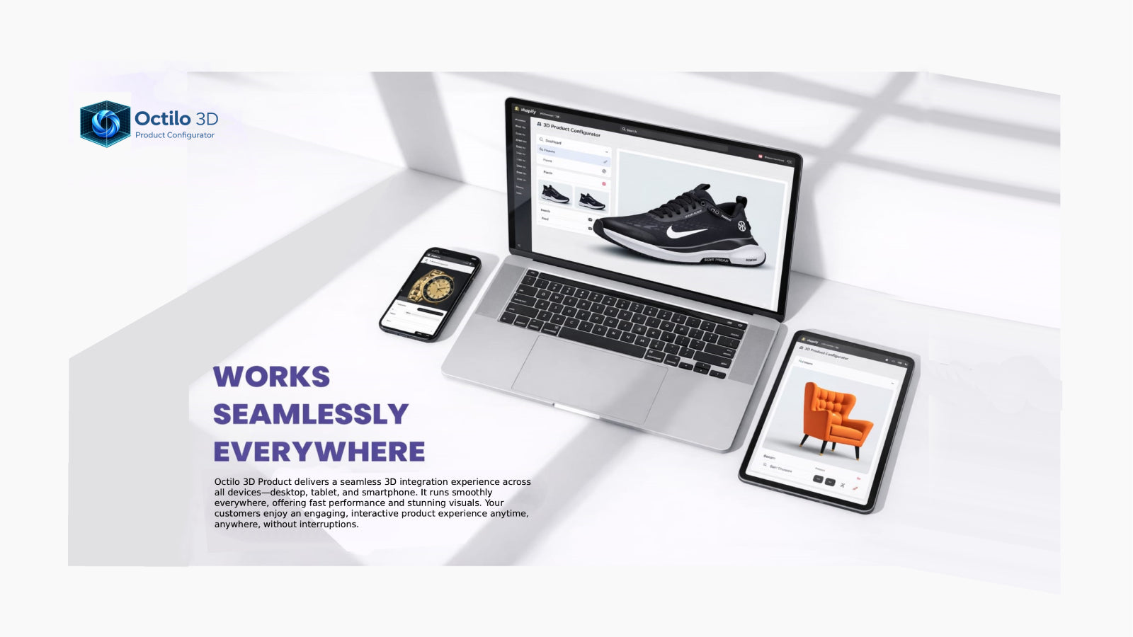 3D product configurator across all devices