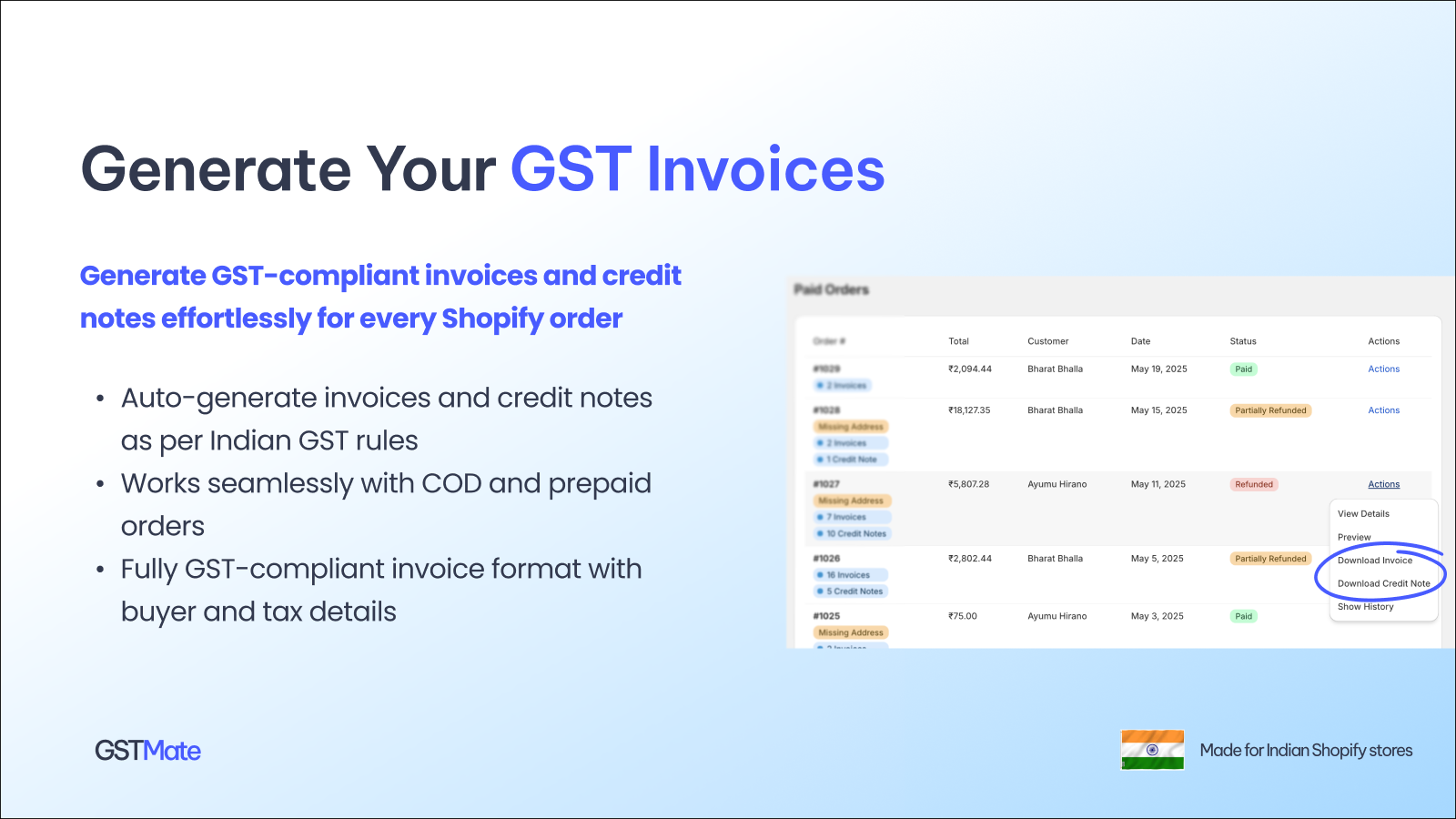 GST Mate- Your GST invoice partner