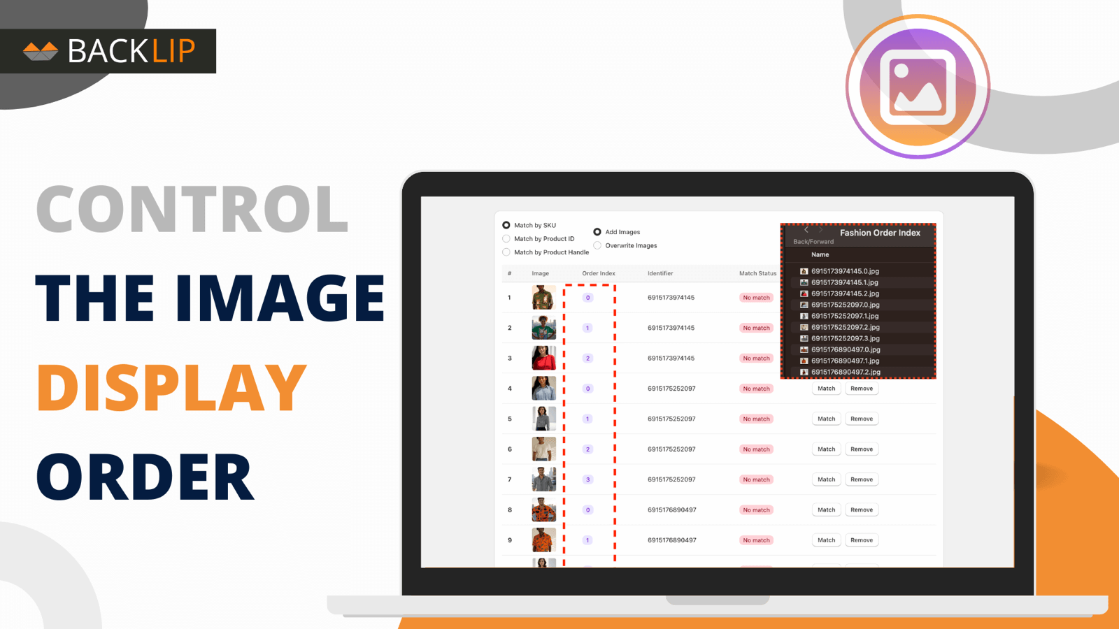 BL Bulk Product Image Uploader - Image Display Order