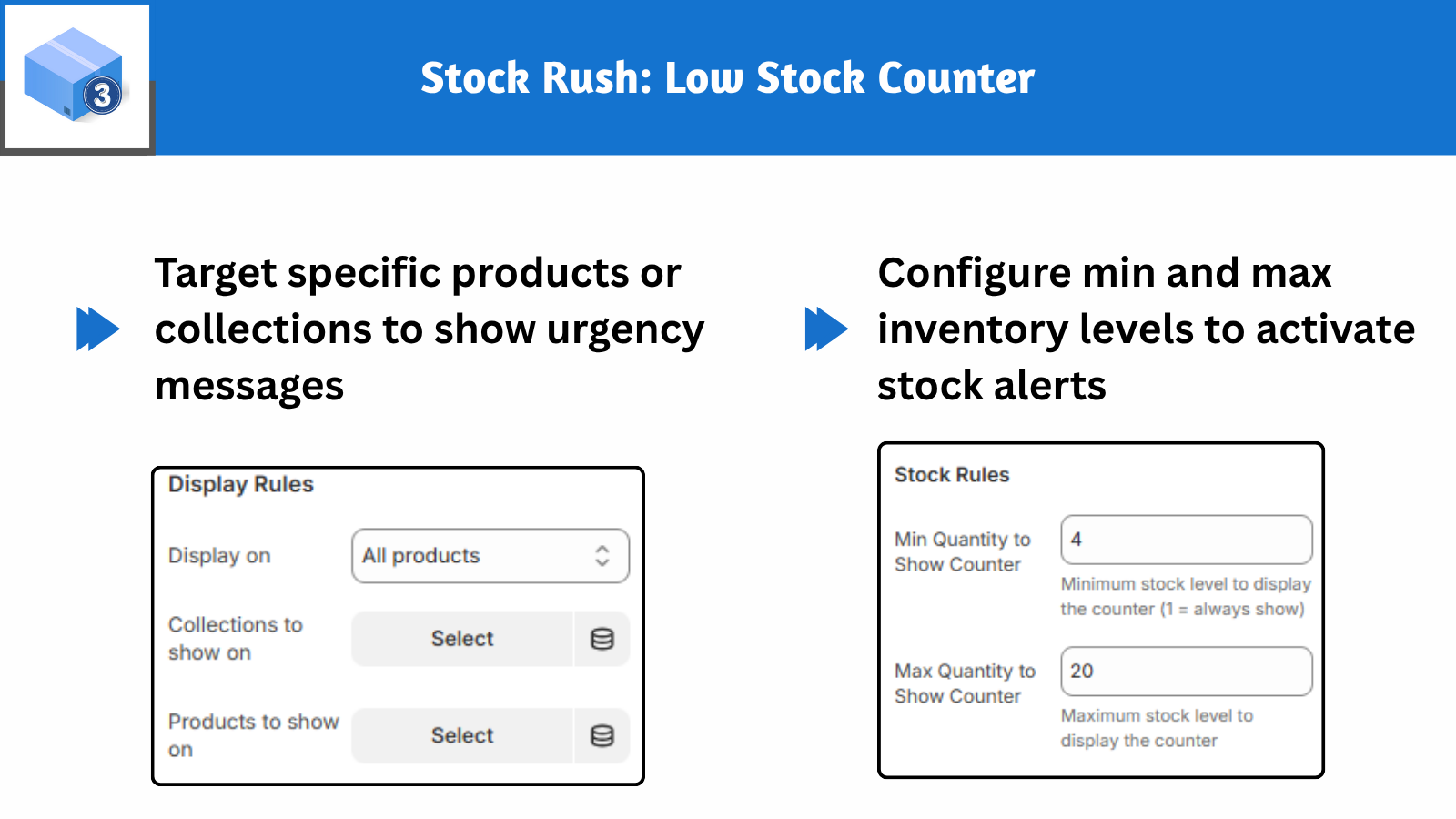 Fully Customizable Stock alert messages, color, font size