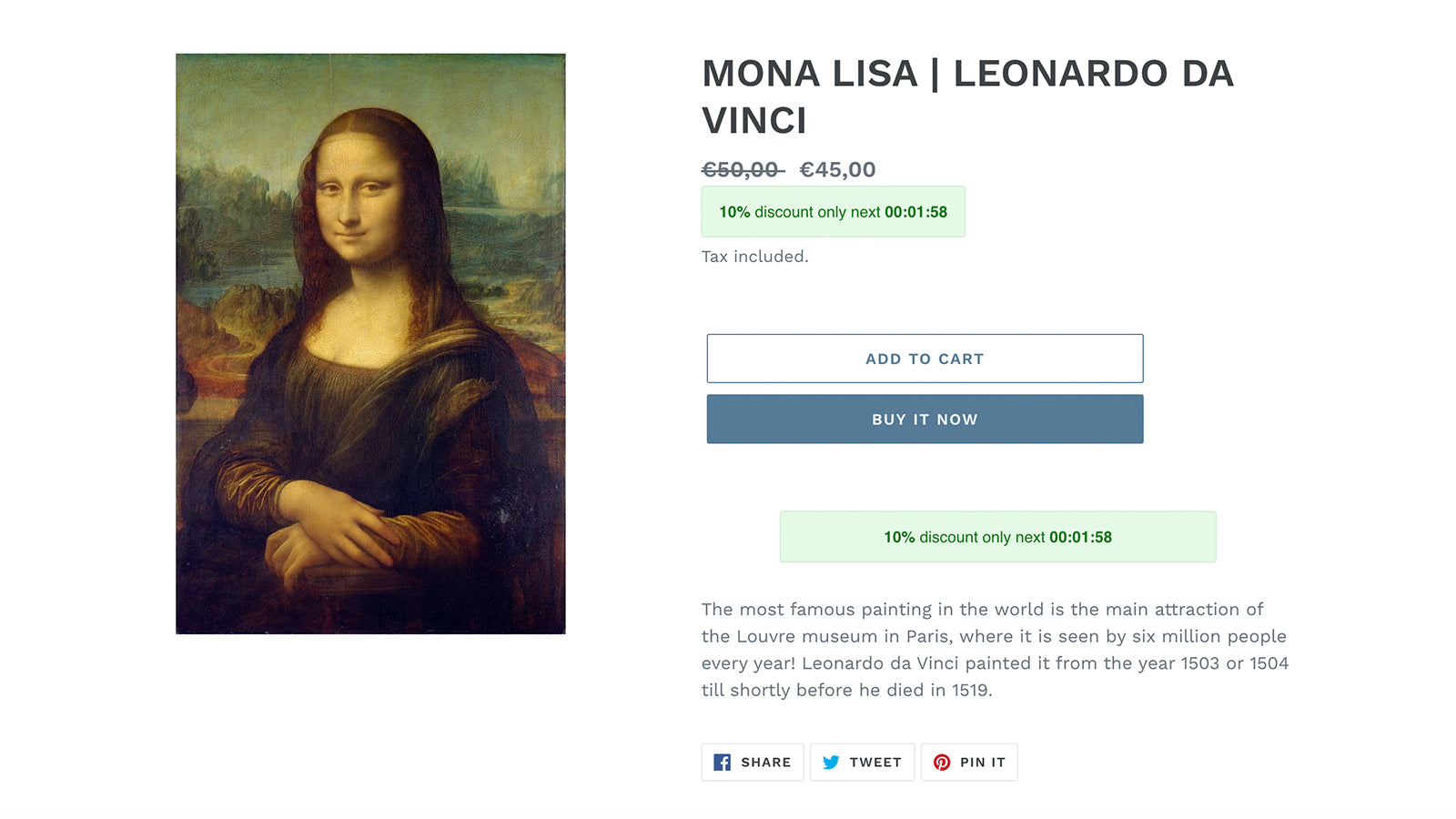 Discounty - Discount Countdown 