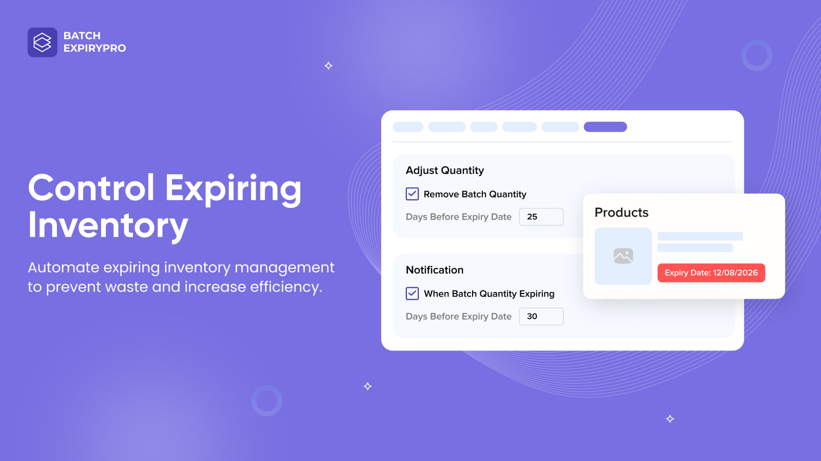 Control Expiring Inventory