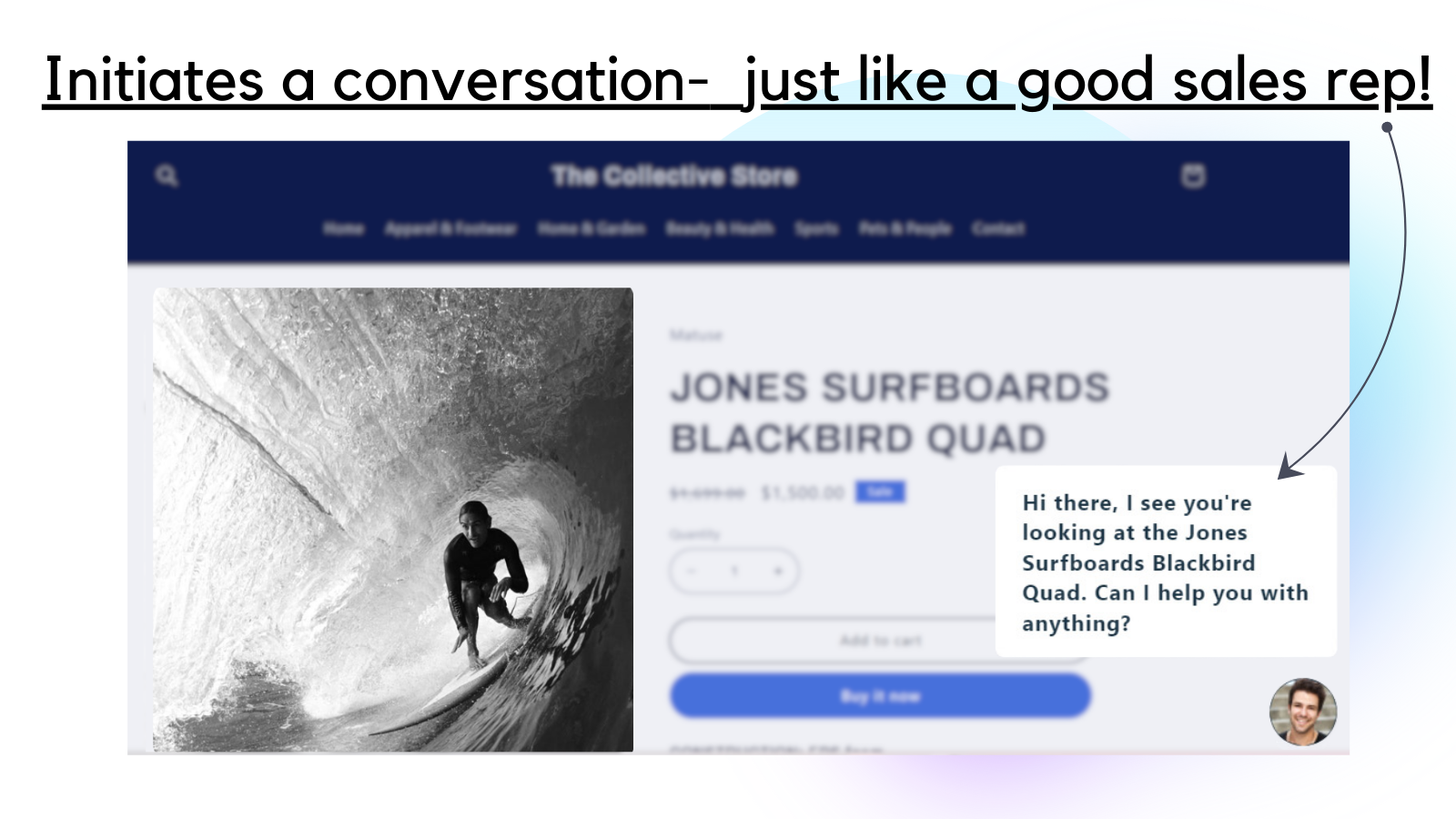 Initiating a conversation