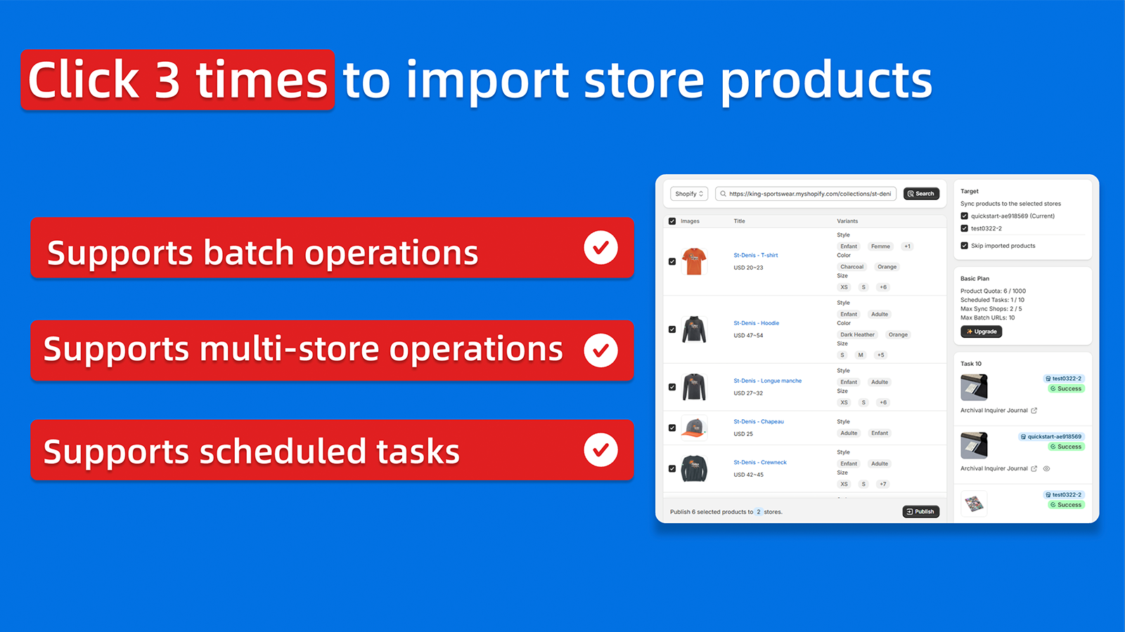 CopyPro: Bulk Product Import & Sync via URL, Automation, and Mul