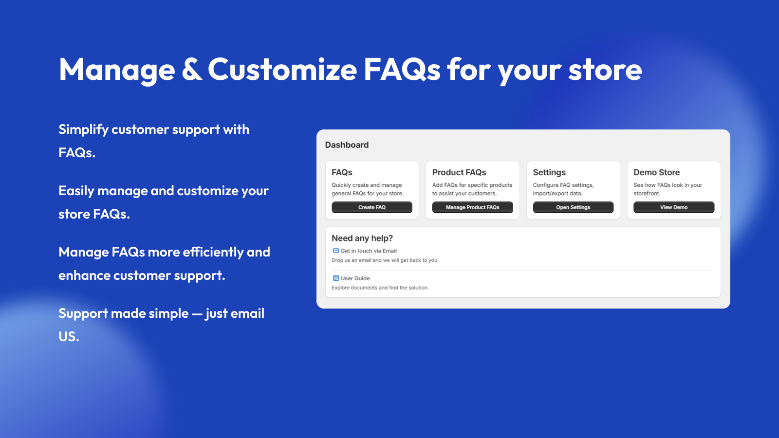 RootwaysFAQ Dashboard