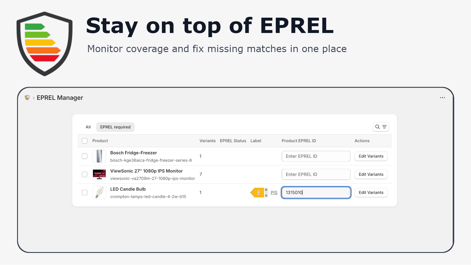 EPREL manager