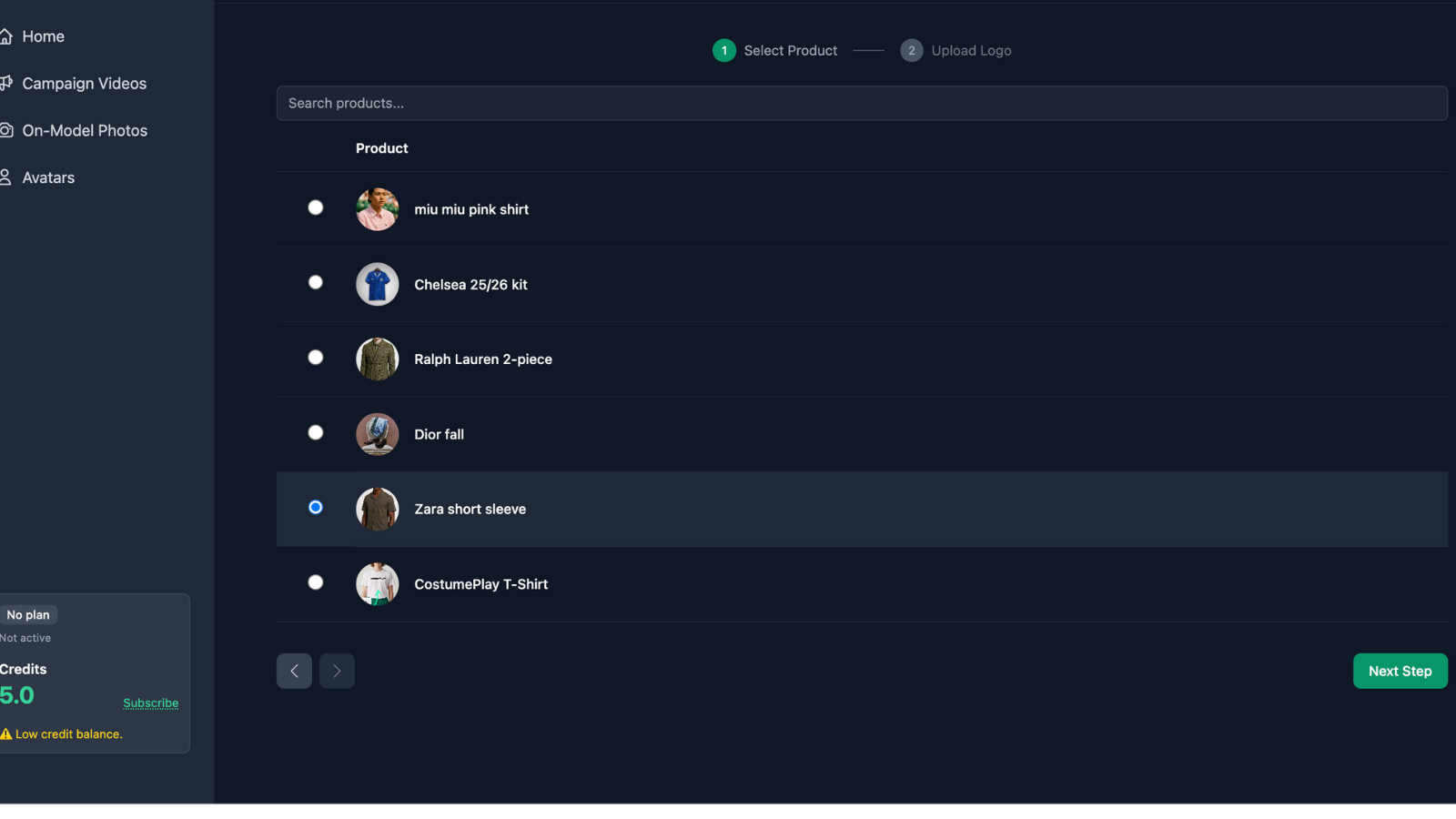 CostumePlay AI Product Video Generation flow