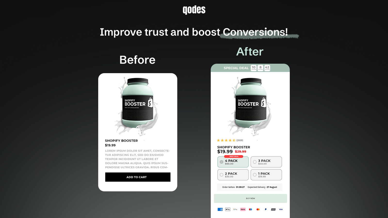 Qodes - Turn your shop into a brand