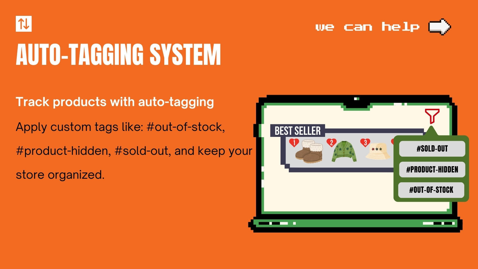 Auto tag out of stock products