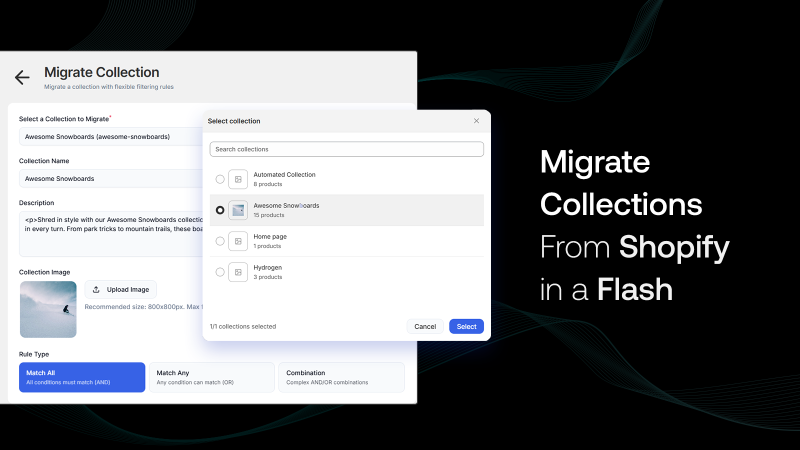 Migrate to our app
