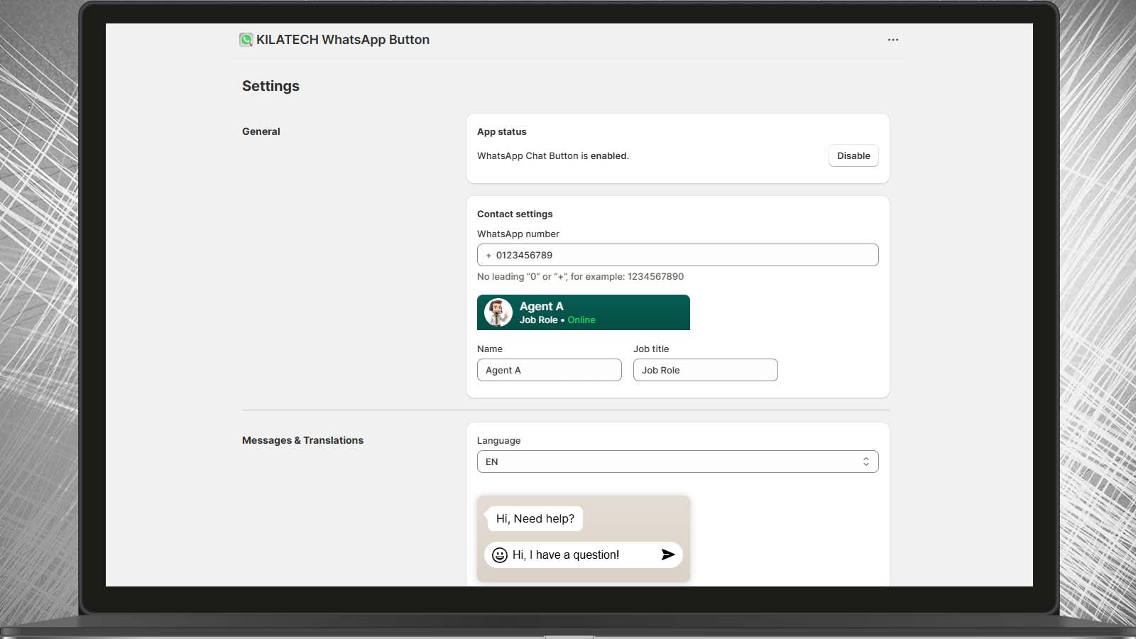 WhatsApp in-app view 1