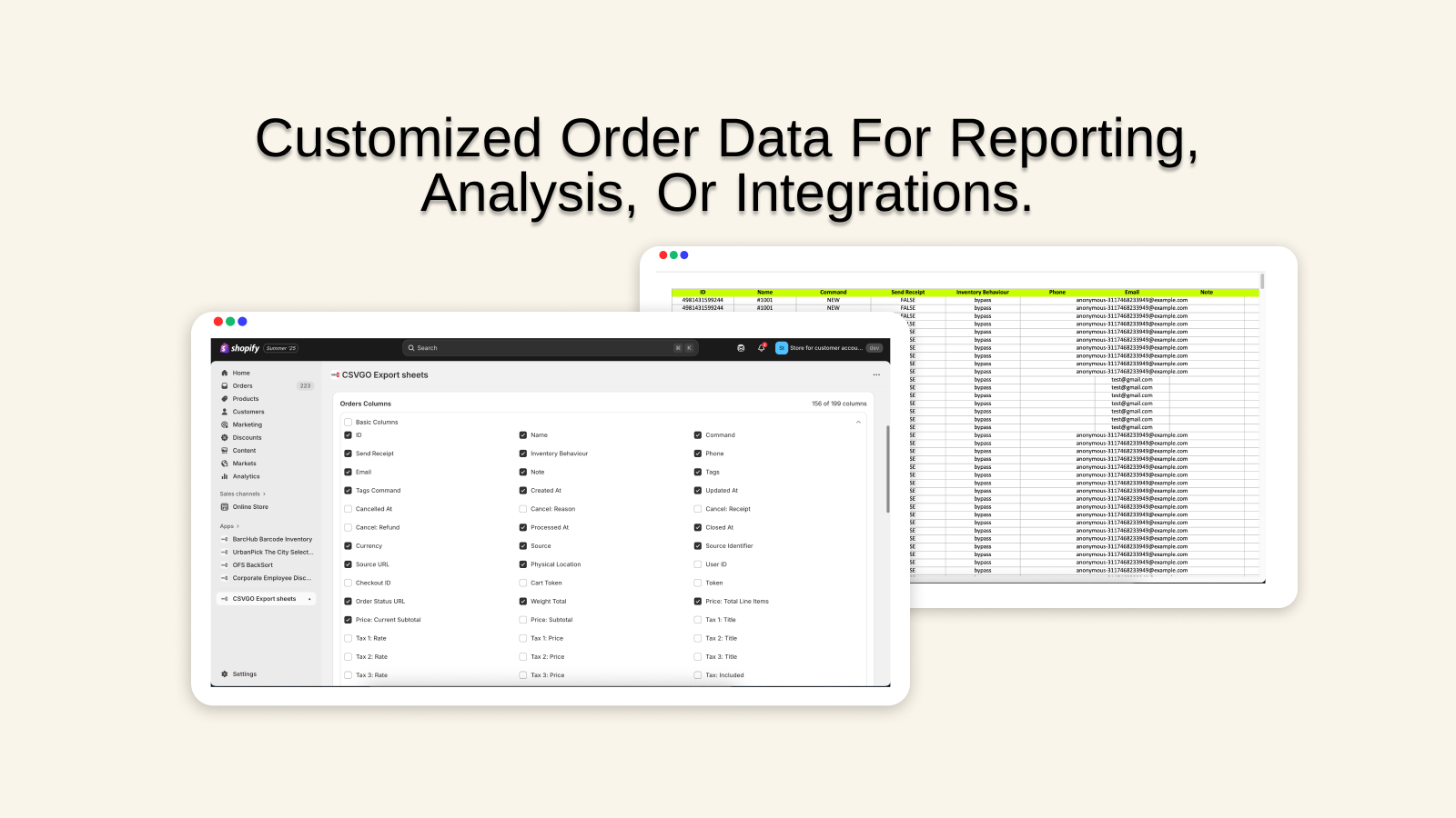 Quick & simple – Generate accurate exports in a few clicks.