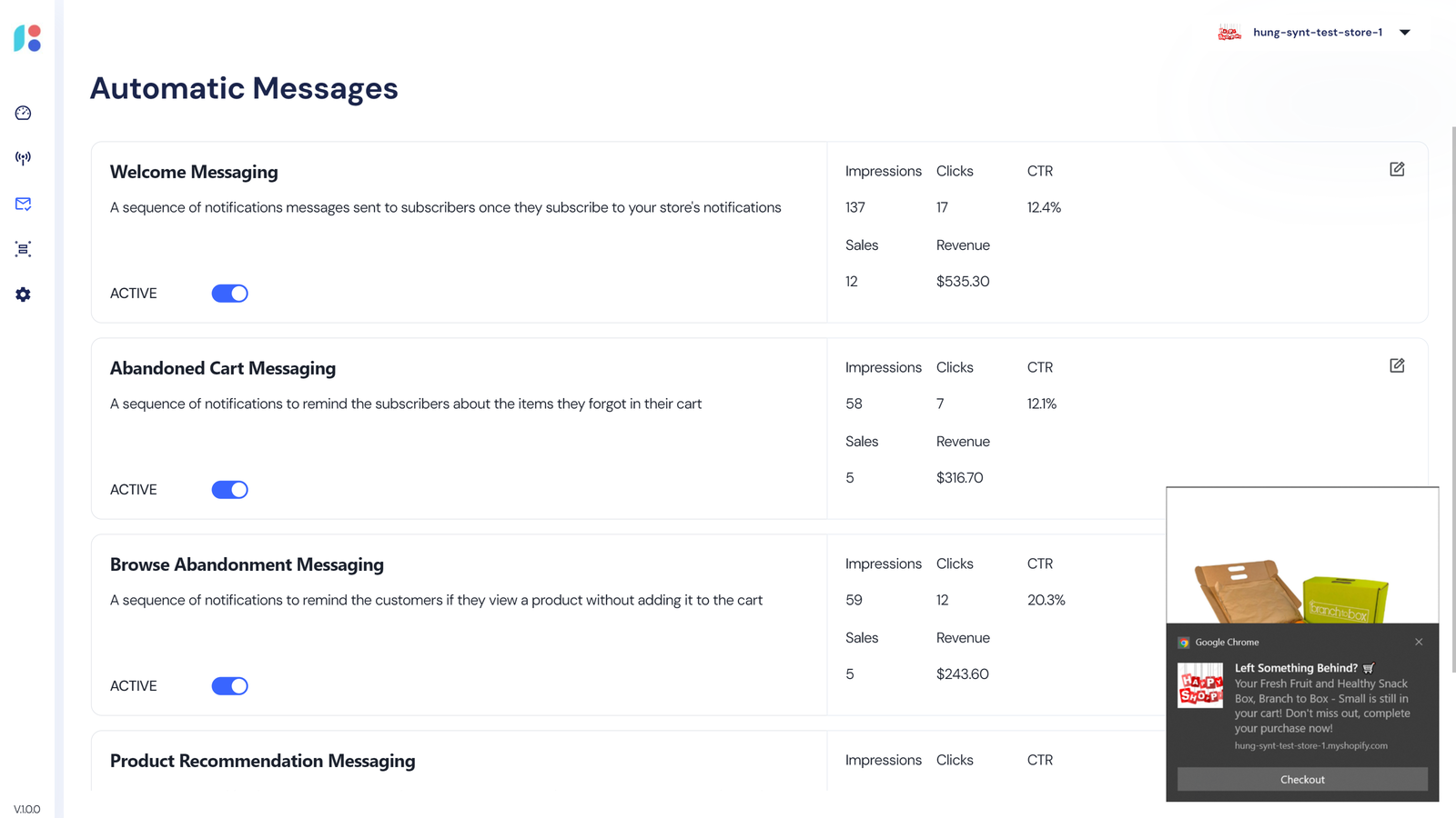 Browse Abandonment & Abandoned Cart