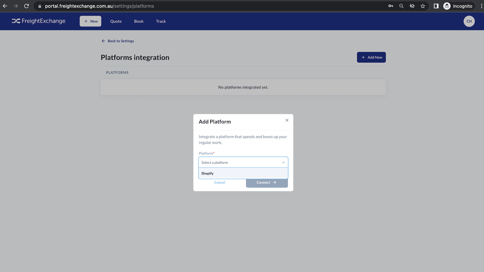 Seamless Shopify integrations with a single click
