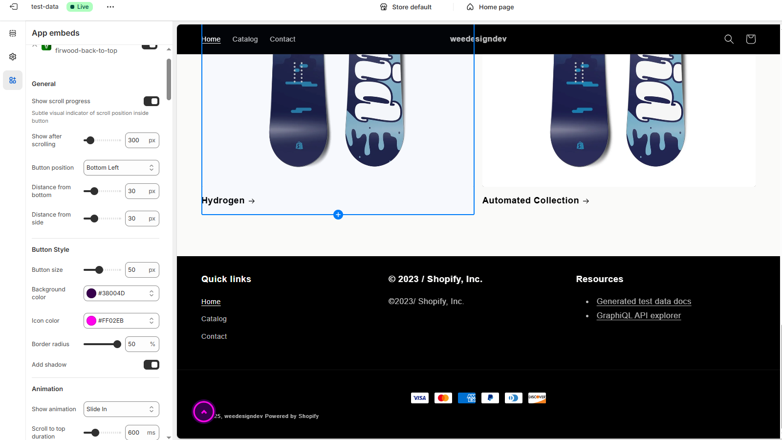 firwood Back To Top Example 1