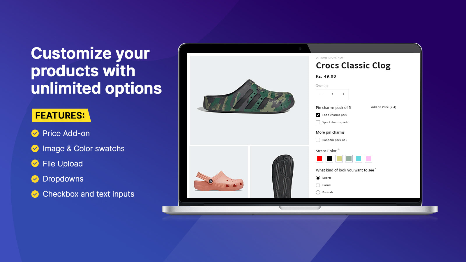 Genie product options