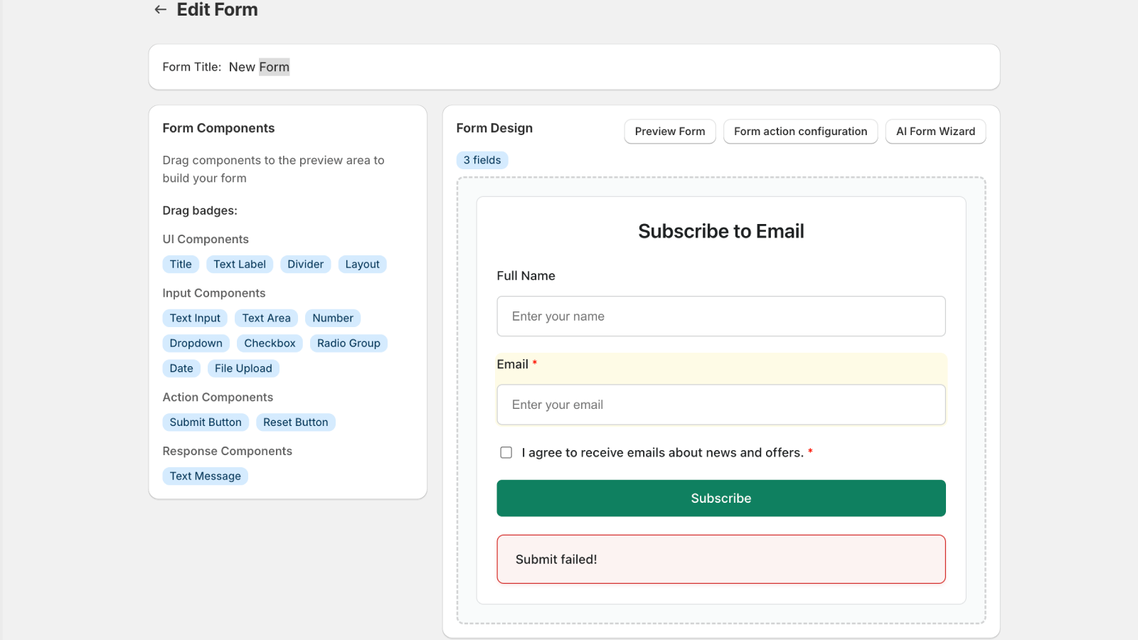 ORX - AI Form Builder