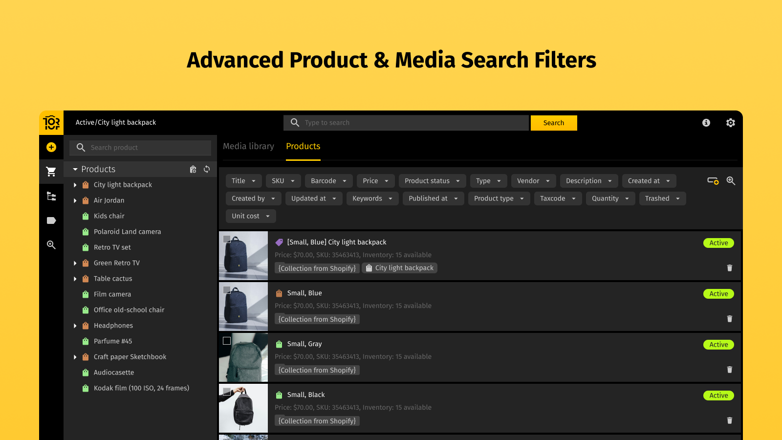 Toriut.com: Advanced Filters
