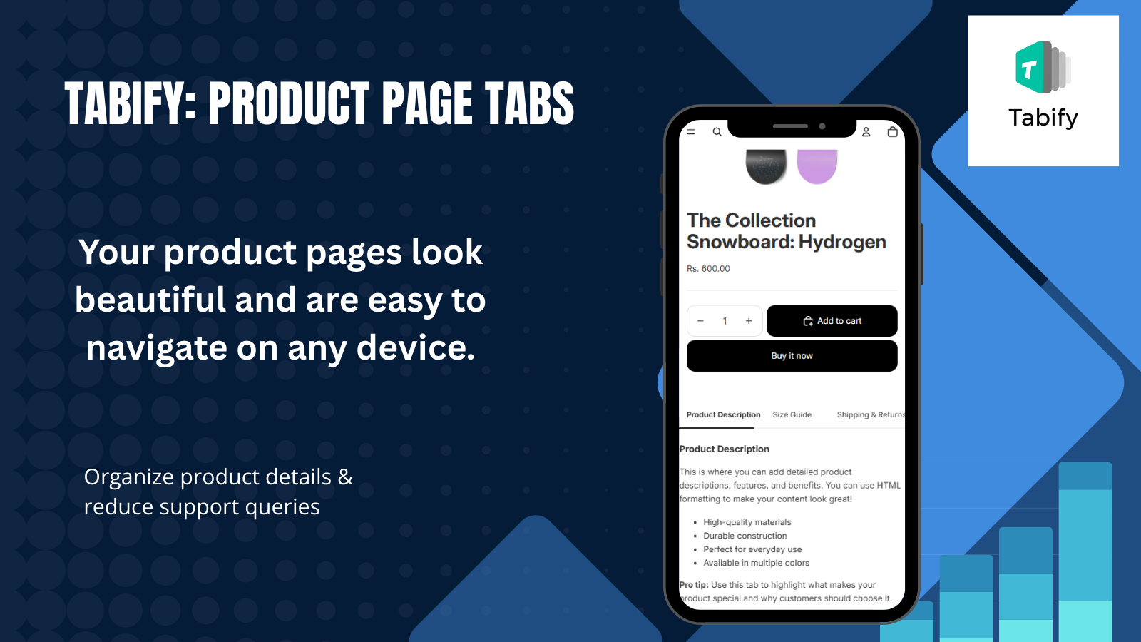 Product Detailed Page Mobile View