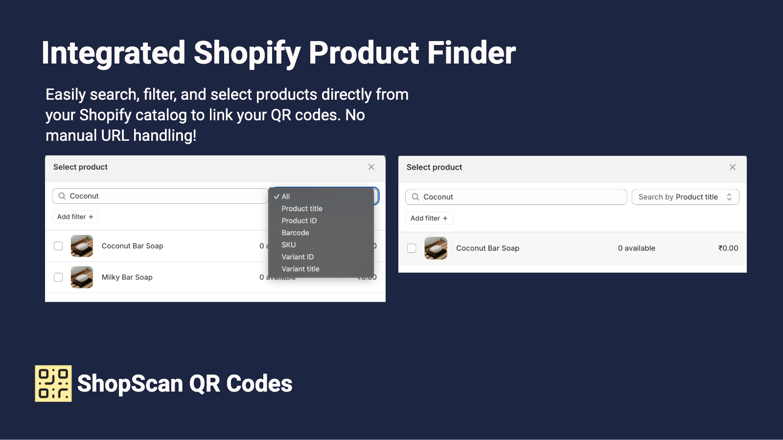 Seamless Product Selection