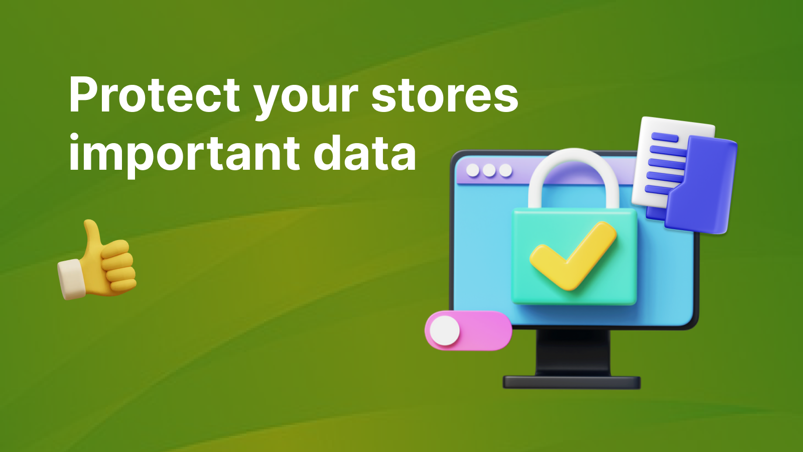 protect stores important data, prevent unauthorized use