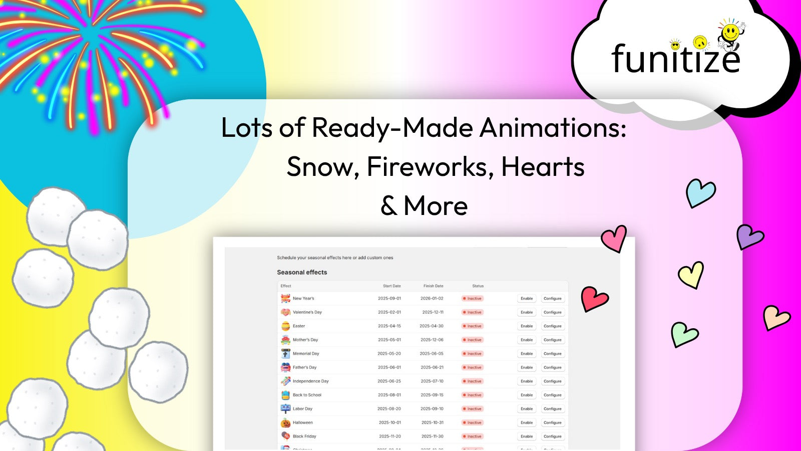 Shopify Application, Shopify Website Effects, Shopify Animations