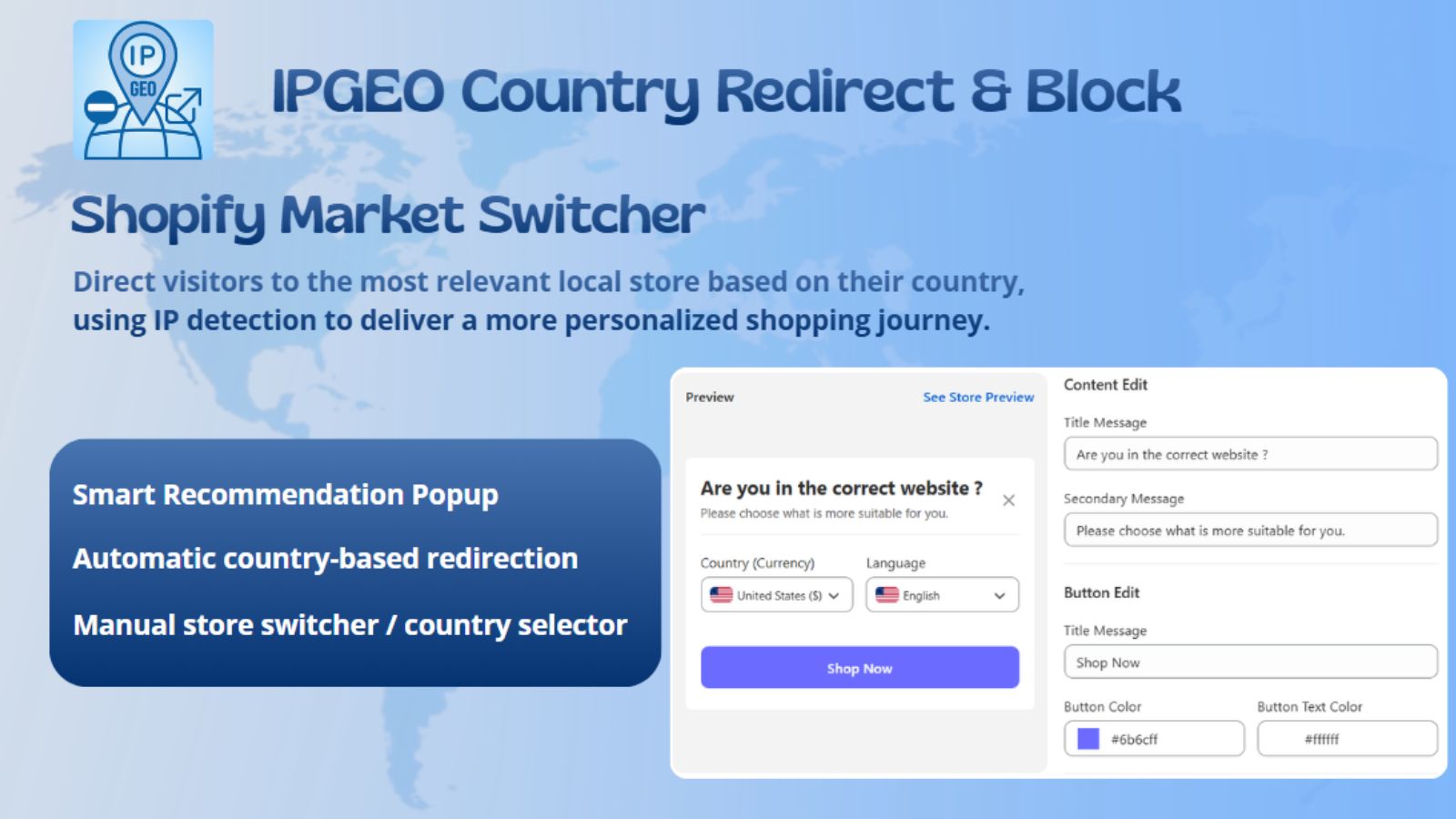 shopify market switcher