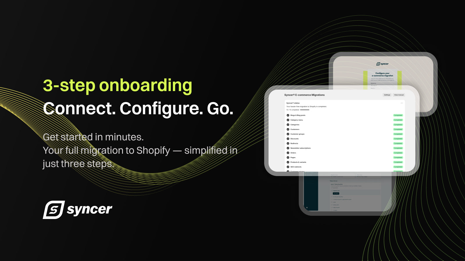 3-step onboarding